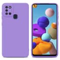 Miniatyrbild 2 av 11: Samsung Galaxy A21s Fodral Skal Case Cover av flexibelt TPU-silikon Bobilskydd