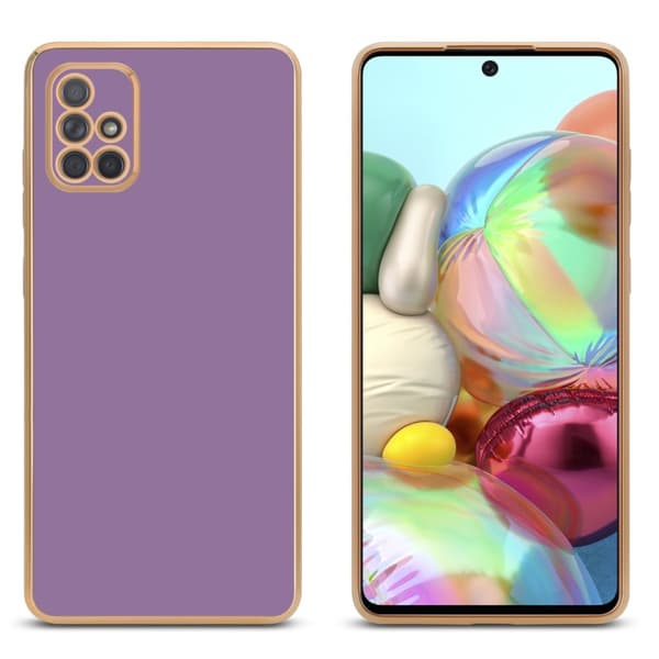 Samsung Galaxy A71 4G Suojakuori Suojakotelo joka on valmistettu joustavasta TPU-silikonista ja jossa on kameran suojaus