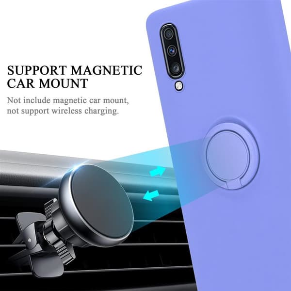 Samsung Galaxy A70 / A70s Suojakotelo Suojakuori joustavasta TPU-silikonista jossa on rengas