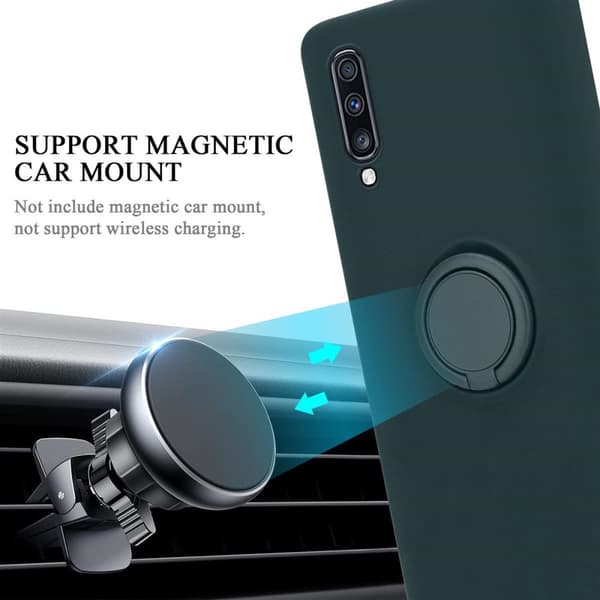 Samsung Galaxy A70 / A70s Suojakotelo Suojakuori joustavasta TPU-silikonista jossa on rengas