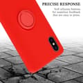 Miniatyrbild 8 av 8: iPhone X / XS Skal Fodral Mobilskydd av flexibelt TPU-silikon med ring Skyddsfodral Case Cover