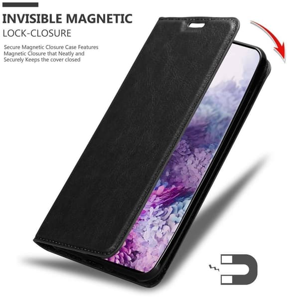 Lommebokdeksel til Samsung Galaxy S20 PLUS Deksel med magnetisk lukking, stativfunksjon og kortlomme