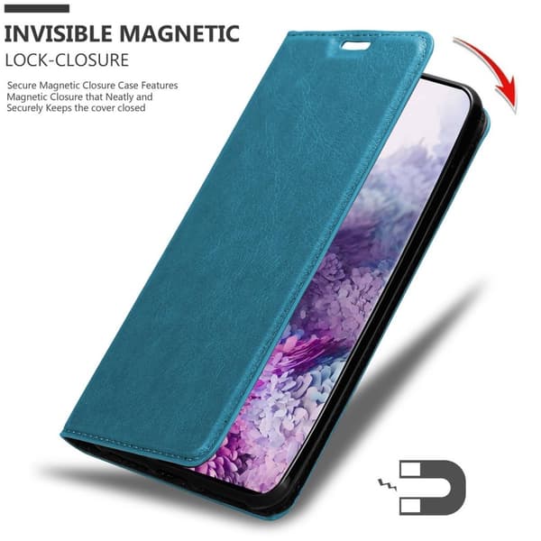 Lommebokdeksel til Samsung Galaxy S20 PLUS Deksel med magnetisk lukking, stativfunksjon og kortlomme