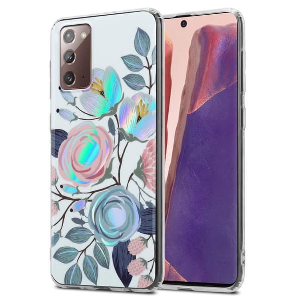 Samsung Galaxy NOTE 20 Etui Cover Blomster () PIONEERER