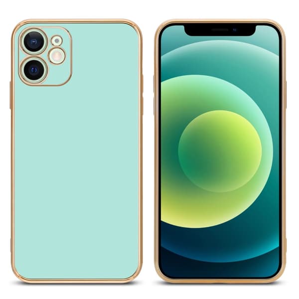 iPhone 12 Suojakuori Suojakotelo joka on valmistettu joustavasta TPU-silikonista ja jossa on kameran suojaus