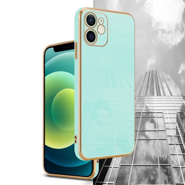 iPhone 12 Suojakuori Suojakotelo joka on valmistettu joustavasta TPU-silikonista ja jossa on kameran suojaus