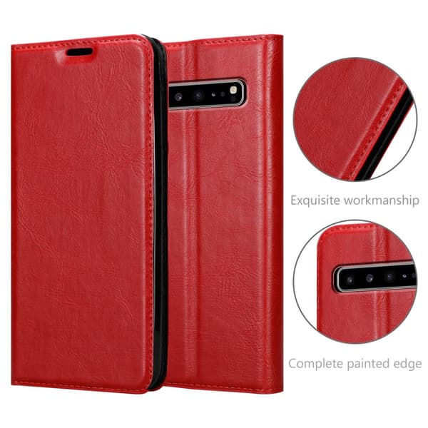 Samsung Galaxy S10 5G Fodral Skal Plånboksfodral Case med magnetisk stängning, ståfunktion och kortficka