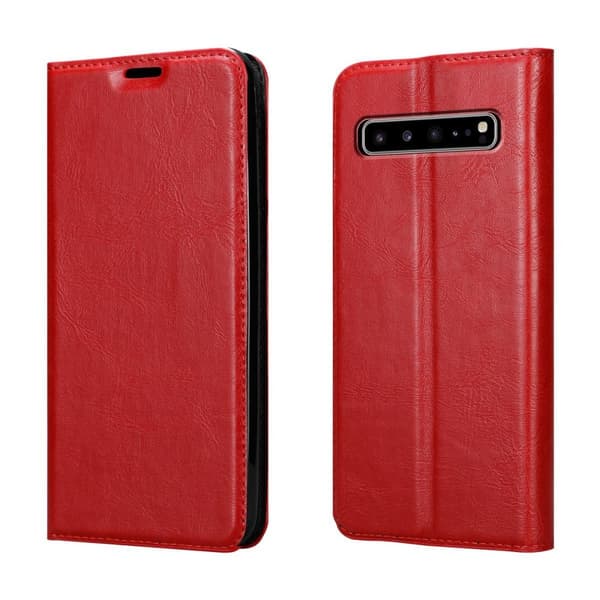 Samsung Galaxy S10 5G Suojakotelo Suojakuori Lompakkokotelo Matkapuhelinkotelo jossa magneettisuljenta, jalusta-toiminto ja korttitasku
