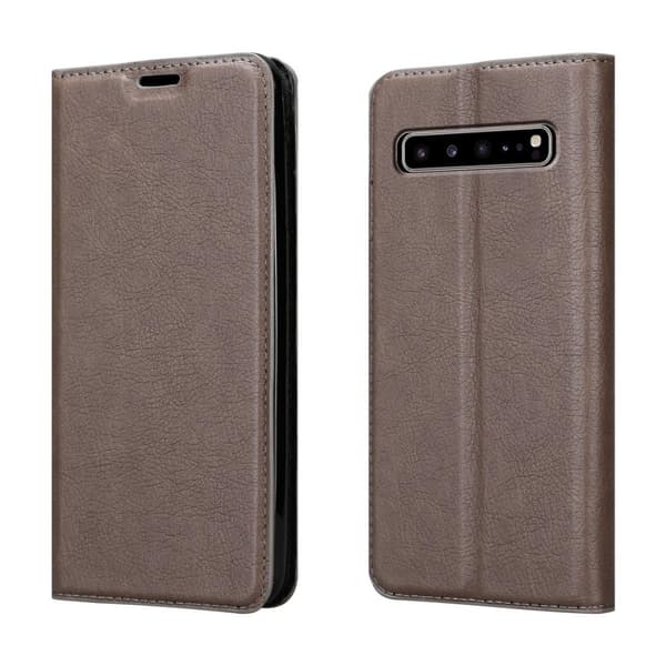 Samsung Galaxy S10 5G Suojakotelo Suojakuori Lompakkokotelo Matkapuhelinkotelo jossa magneettisuljenta, jalusta-toiminto ja korttitasku