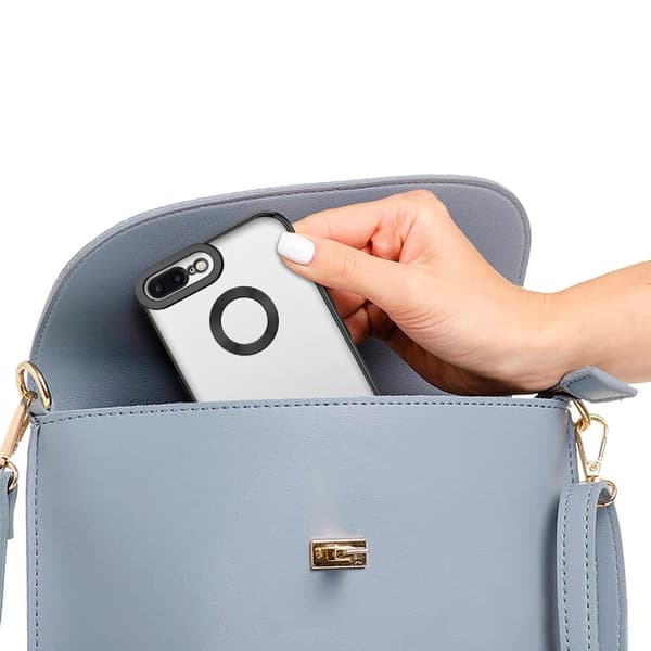 iPhone 7 PLUS / 7S PLUS / 8 PLUS Skal Fodral av flexibelt TPU-silikon med Chrome-applikation Mobilskydd