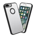 Miniatyrbild 1 av 7: iPhone 7 PLUS / 7S PLUS / 8 PLUS Skal Fodral av flexibelt TPU-silikon med Chrome-applikation Mobilskydd