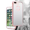 Miniatyrbild 3 av 7: iPhone 7 PLUS / 7S PLUS / 8 PLUS Skal Fodral av flexibelt TPU-silikon med Chrome-applikation Mobilskydd