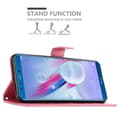 Pikkukuva 3 / 7: Honor 9 LITE Suojakotelo Suojakuori Lompakkokotelo Matkapuhelinkotelo Kukat jossa on magneettisuljenta, jalusta-toiminto ja korttipaikat