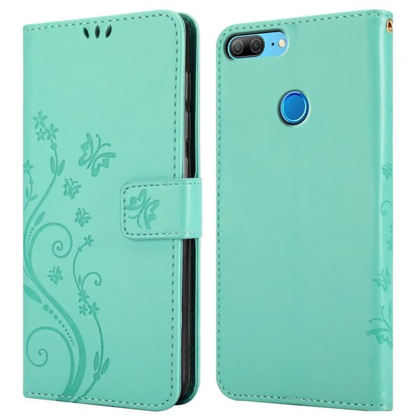 Honor 9 LITE Pungetui Cover Blomster ()