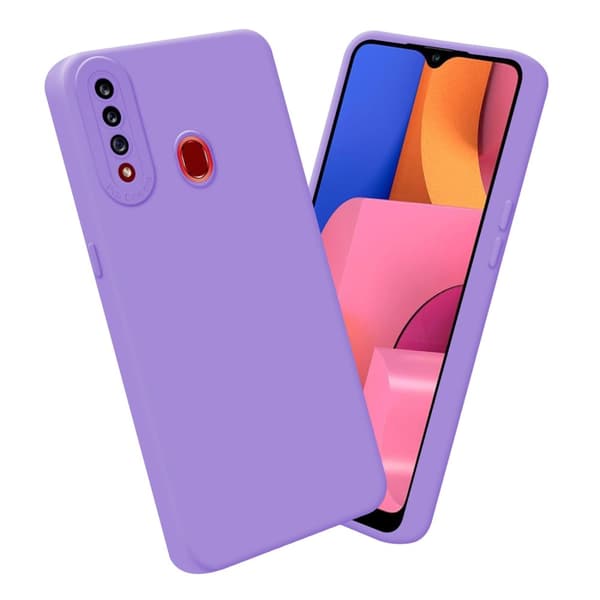 Samsung Galaxy A20s Fodral Skal Case Cover av flexibelt TPU-silikon Bobilskydd