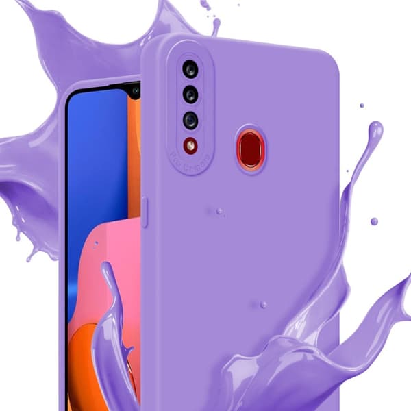 Samsung Galaxy A20s Fodral Skal Case Cover av flexibelt TPU-silikon Bobilskydd