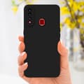 Miniatyrbild 7 av 8: Samsung Galaxy A20s Fodral Skal Case Cover av flexibelt TPU-silikon Bobilskydd