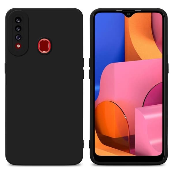 Samsung Galaxy A20s Suojakuori Suojakotelo valmistettu joustavasta TPU-silikonista