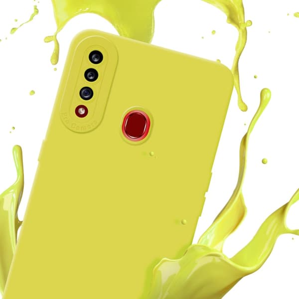 Samsung Galaxy A20s Fodral Skal Case Cover av flexibelt TPU-silikon Bobilskydd
