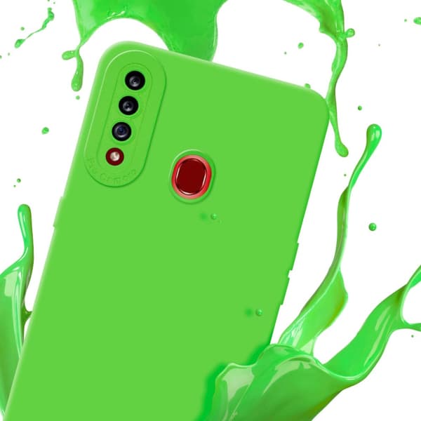 Samsung Galaxy A20s Fodral Skal Case Cover av flexibelt TPU-silikon Bobilskydd