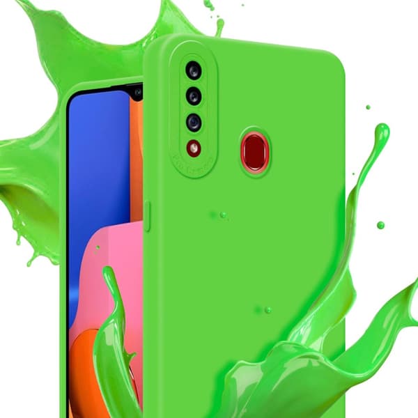 Samsung Galaxy A20s Fodral Skal Case Cover av flexibelt TPU-silikon Bobilskydd
