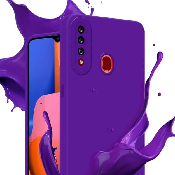 Samsung Galaxy A20s Fodral Skal Case Cover av flexibelt TPU-silikon Bobilskydd