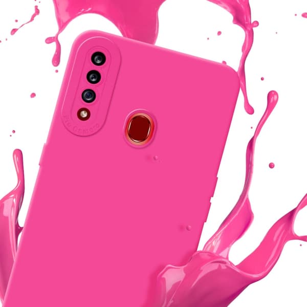 Samsung Galaxy A20s Fodral Skal Case Cover av flexibelt TPU-silikon Bobilskydd