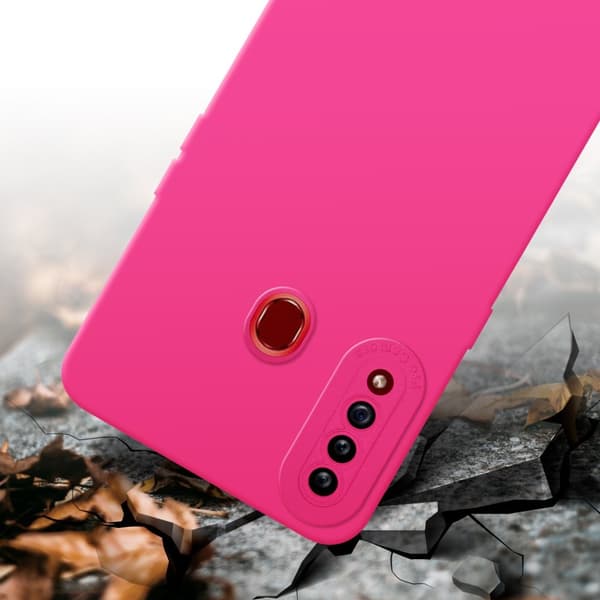 Samsung Galaxy A20s Fodral Skal Case Cover av flexibelt TPU-silikon Bobilskydd