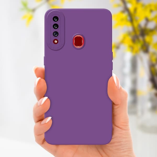Samsung Galaxy A20s Suojakuori Suojakotelo valmistettu joustavasta TPU-silikonista
