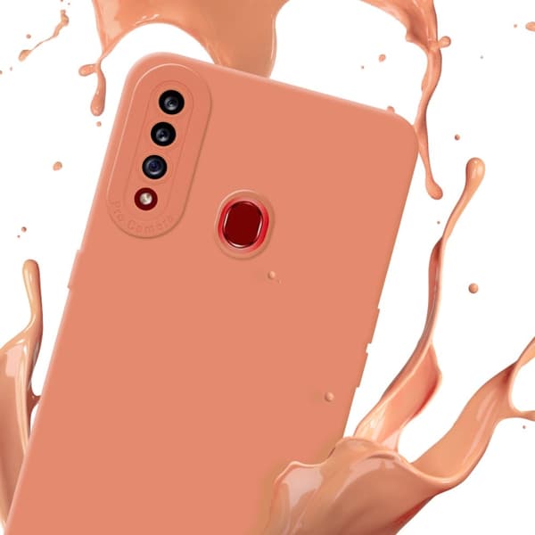 Samsung Galaxy A20s Fodral Skal Case Cover av flexibelt TPU-silikon Bobilskydd