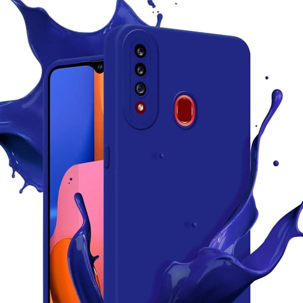 Samsung Galaxy A20s Fodral Skal Case Cover av flexibelt TPU-silikon Bobilskydd