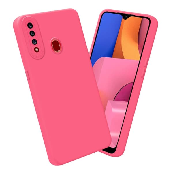 Samsung Galaxy A20s Suojakuori Suojakotelo valmistettu joustavasta TPU-silikonista