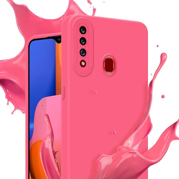 Samsung Galaxy A20s Fodral Skal Case Cover av flexibelt TPU-silikon Bobilskydd