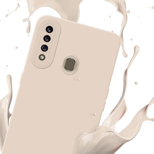 Samsung Galaxy A20s Fodral Skal Case Cover av flexibelt TPU-silikon Bobilskydd
