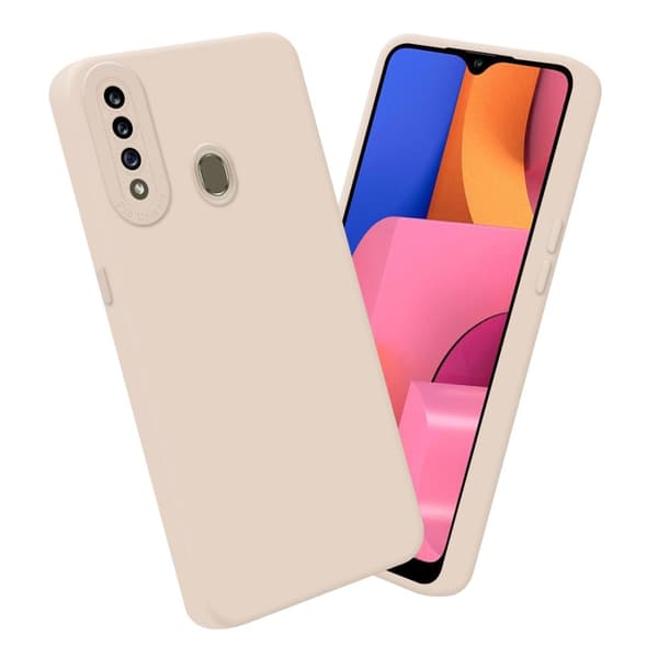 Samsung Galaxy A20s Fodral Skal Case Cover av flexibelt TPU-silikon Bobilskydd