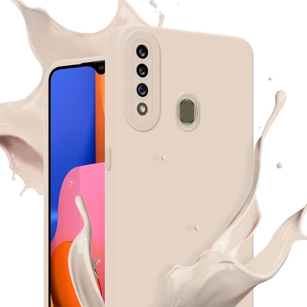 Samsung Galaxy A20s Fodral Skal Case Cover av flexibelt TPU-silikon Bobilskydd