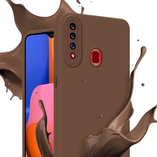 Samsung Galaxy A20s Fodral Skal Case Cover av flexibelt TPU-silikon Bobilskydd