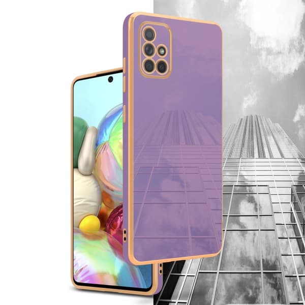 Silikondeksel til Samsung Galaxy A51 4G / M40s med kamerabeskyttelse