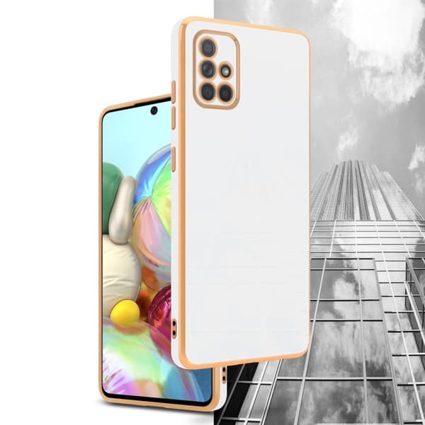 Silikondeksel til Samsung Galaxy A51 4G / M40s med kamerabeskyttelse