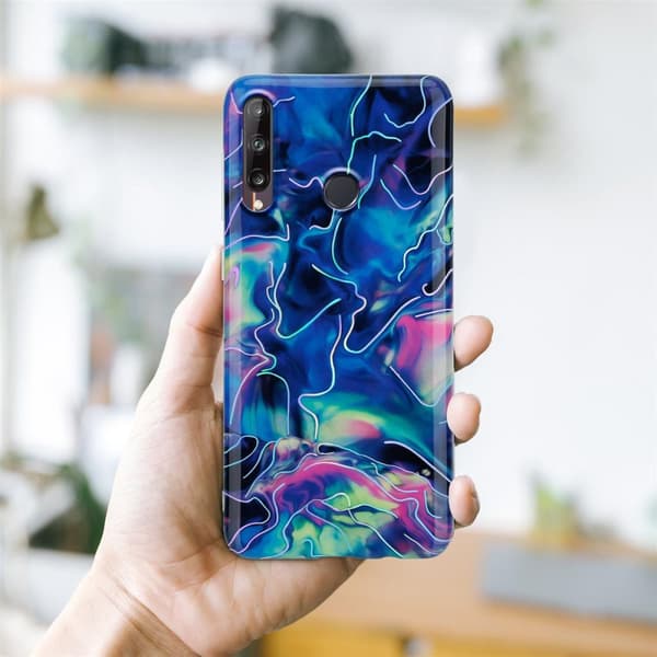 Huawei P40 LITE E Skal Fodral Mobilskydd av TPU-silikon med mosaikmönster