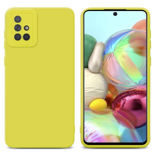 Samsung Galaxy A71 4G Fodral Skal Case Cover av flexibelt TPU-silikon Bobilskydd