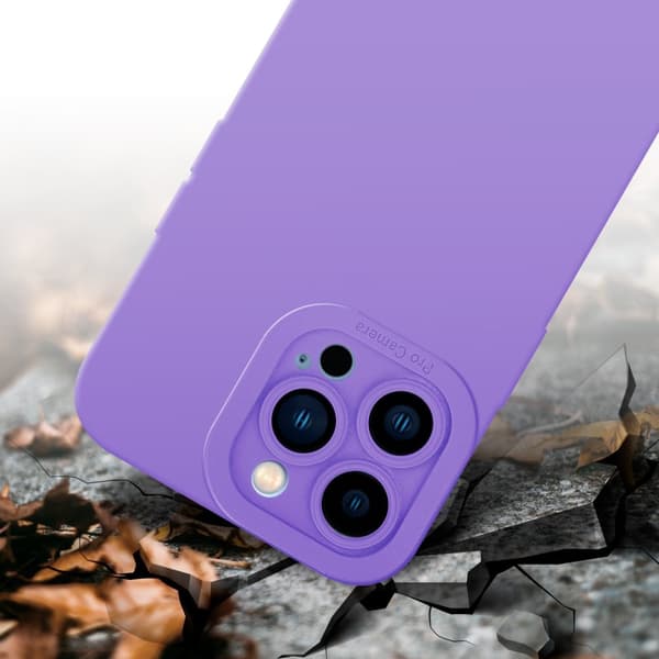 iPhone 13 PRO Fodral Skal Case Cover av flexibelt TPU-silikon Bobilskydd