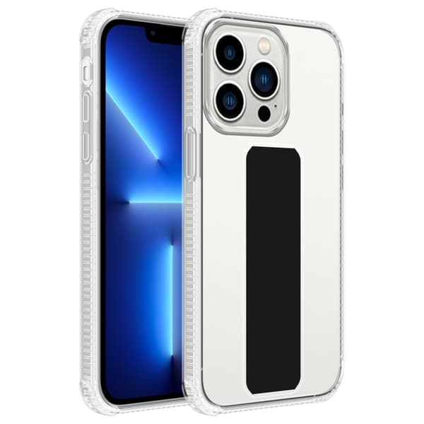 iPhone 12 / 12 PRO Skal Fodral Mobilskydd Skyddsfodral Case Cover av flexibelt TPU-silikon med hållare och stativfunktion