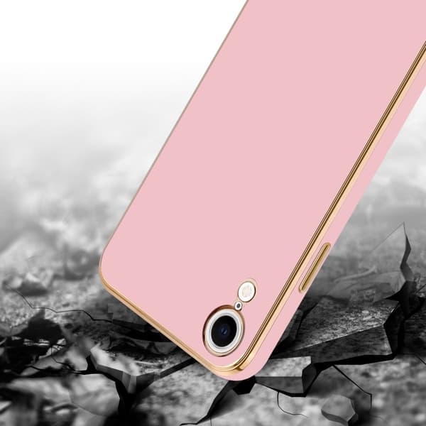 iPhone XR Suojakuori Suojakotelo joka on valmistettu joustavasta TPU-silikonista ja jossa on kameran suojaus