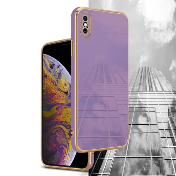 Silikondeksel til iPhone X / XS med kamerabeskyttelse