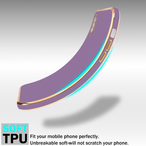 Silikondeksel til iPhone X / XS med kamerabeskyttelse