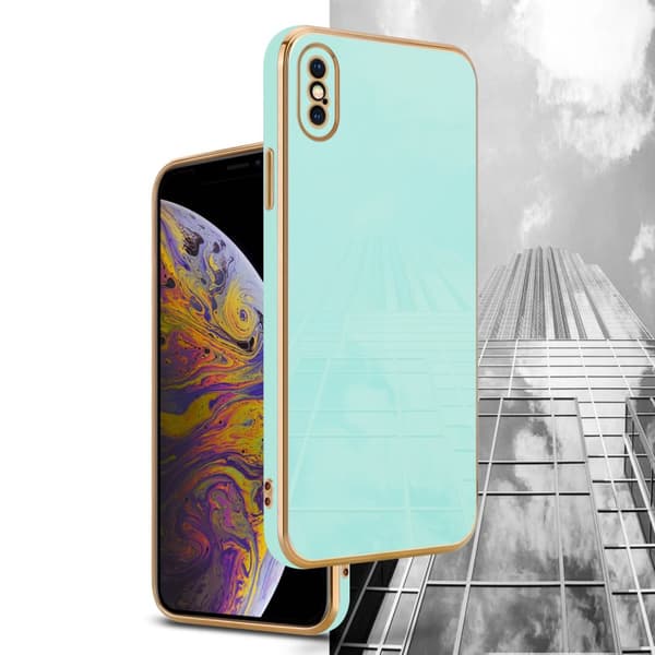 Silikondeksel til iPhone X / XS med kamerabeskyttelse