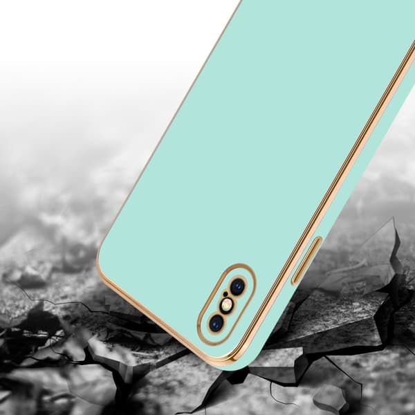 Silikondeksel til iPhone X / XS med kamerabeskyttelse
