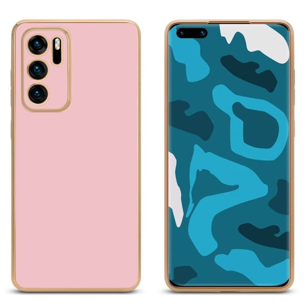 Huawei P40 Suojakuori Suojakotelo joka on valmistettu joustavasta TPU-silikonista ja jossa on kameran suojaus