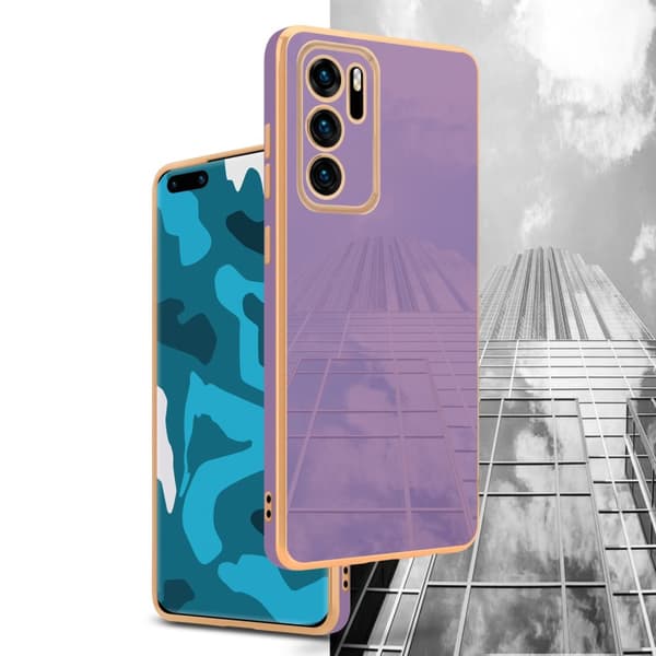 Huawei P40 Suojakuori Suojakotelo joka on valmistettu joustavasta TPU-silikonista ja jossa on kameran suojaus